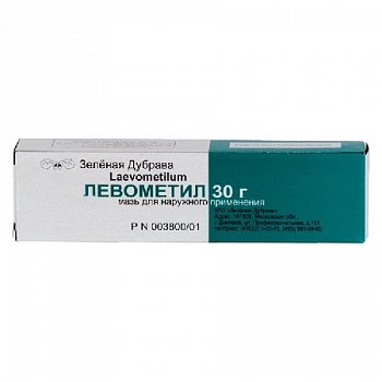 ЛЕВОМЕТИЛ МАЗЬ ДЛЯ НАРУЖНОГО ПРИМЕНЕНИЯ  30 Г №1