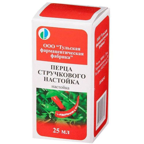 ПЕРЦА СТРУЧКОВОГО НАСТОЙКА НАСТОЙКА  25 МЛ №1