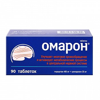 ОМАРОН ТАБЛЕТКИ 400 МГ+25 МГ   №90