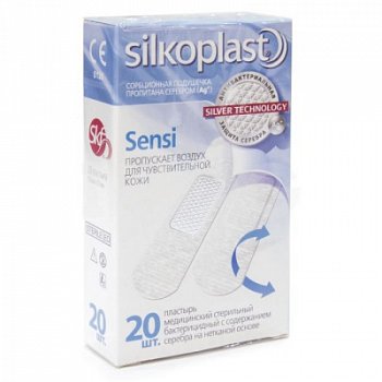 SILKOPLAST ПЛАСТЫРЬ SENSI ПЛАСТЫРЬ   №20