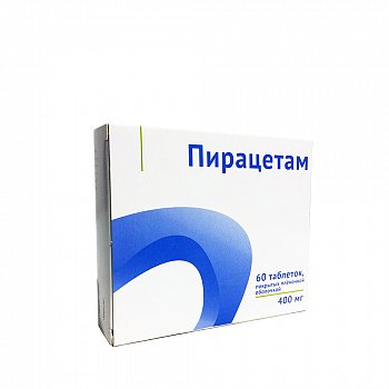 ПИРАЦЕТАМ РЕНЕВАЛ ТАБЛЕТКИ ПОКРЫТЫЕ ПЛЕНОЧНОЙ ОБОЛОЧКОЙ 400 МГ   №60