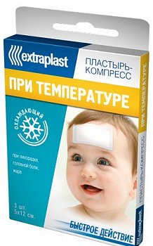 EXTRAPLAST ПЛАСТЫРЬ-КОМПРЕСС ПРИ ТЕМПЕРАТ ОХЛАЖД ПЛАСТЫРЬ №3