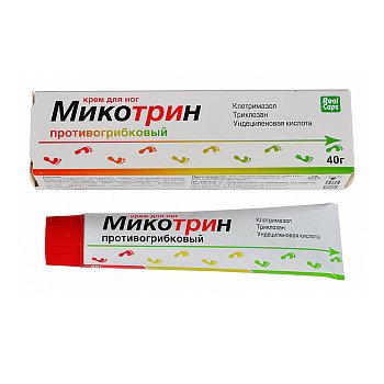 МИКОТРИН КРЕМ Д/НОГ ПРОТИВОГРИБКОВЫЙ КОСМЕТИЧЕСКИЙ КРЕМ 40 Г №1