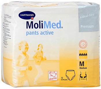 MOLIMED PANTS ACTIVE MEDIUM ПОДГУЗНИКИ-ТРУСЫ УРОЛОГИЧЕСКИЕ   №12