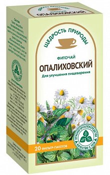 ЩЕДРОСТЬ ПРИРОДЫ ОПАЛИХОВСКИЙ ФИТОЧАЙ  2 Г №20