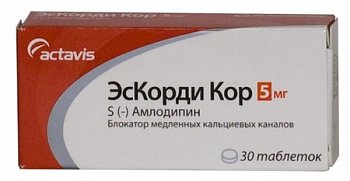 ЭСКОРДИ КОР ТАБЛЕТКИ 5 МГ   №30