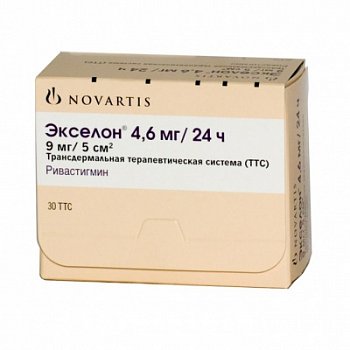 ЭКСЕЛОН ТРАНСДЕРМАЛЬНАЯ ТЕРАПЕВТИЧЕСКАЯ СИСТЕМА 4,6 МГ/СУТ   №30
