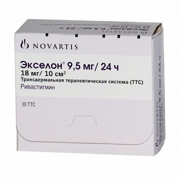 ЭКСЕЛОН ТРАНСДЕРМАЛЬНАЯ ТЕРАПЕВТИЧЕСКАЯ СИСТЕМА 9,5 МГ/СУТ   №30