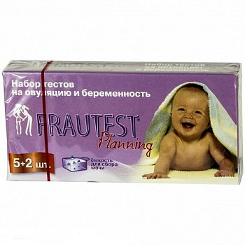 FRAUTEST PLANNING НАБОР ТЕСТОВ НА ОВУЛЯЦИЮ И БЕРЕМЕННОСТЬ ТЕСТ НА БЕРЕМЕННОСТЬ И ОВУЛЯЦИЮ №7