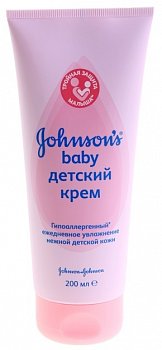 JOHNSONS КРЕМ ДЕТСКИЙ КОСМЕТИЧЕСКИЙ КРЕМ 200 МЛ №1