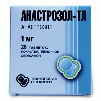 АНАСТРОЗОЛ-ТЛ ТАБЛЕТКИ ПОКРЫТЫЕ ПЛЕНОЧНОЙ ОБОЛОЧКОЙ 1 МГ   №28