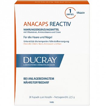 DUCRAY ANACAPS REACTIV КАПСУЛЫ    №30