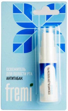 FREMI/ФРЕМИ ОСВЕЖИТЕЛЬ Д/ПОЛОСТИ РТА АНТИТАБАК СПРЕЙ ДЛЯ ПОЛОСТИ РТА  10 МЛ №1