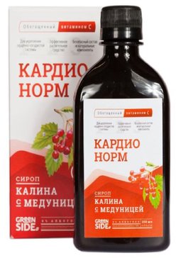 КАРДИОНОРМ СИРОП КАЛИНЫ С МЕДУЦНИЦЕЙ СИРОП  250 МЛ №1