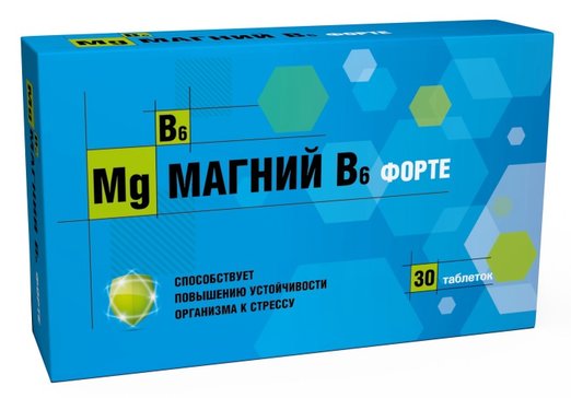 ВТФ МАГНИЙ В6 ФОРТЕ ТАБЛЕТКИ  1,17 Г №30