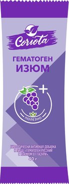 ГЕМАТОГЕН "РУССКИЙ" С ИЗЮМОМ ПЛИТКА 40 Г №1