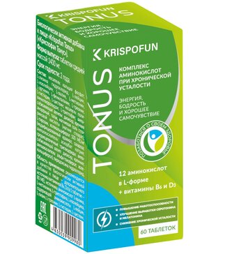 KRISPOFUN TONUS/КРИСПОФАН ТОНУС ТАБЛЕТКИ    №60