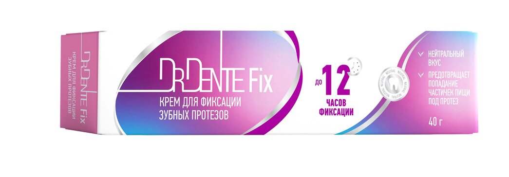 DR.DENTE FIX ГЕЛЬ Д/ФИКСАЦИИ ЗУБНЫХ ПРОТЕЗОВ НЕЙТРАЛЬНЫЙ ВКУС ГЕЛЬ ДЛЯ ЗУБНЫХ ПРОТЕЗОВ 40 МЛ №1