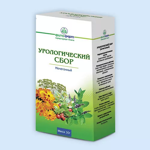 УРОЛОГИЧЕСКИЙ СБОР ЛЕКАРСТВЕННОЕ РАСТИТЕЛЬНОЕ СЫРЬЕ 50 Г   №1