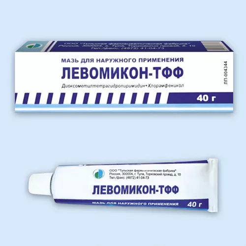 ЛЕВОМИКОН-ТФФ МАЗЬ ДЛЯ НАРУЖНОГО ПРИМЕНЕНИЯ  50 Г №1