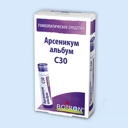 ФЕРРУМ ФОСФОРИКУМ C30 ГРАНУЛЫ ГОМЕОПАТИЧЕСКИЕ  4 Г №1