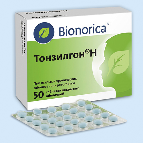 ТОНЗИЛГОН Н ДРАЖЕ №50