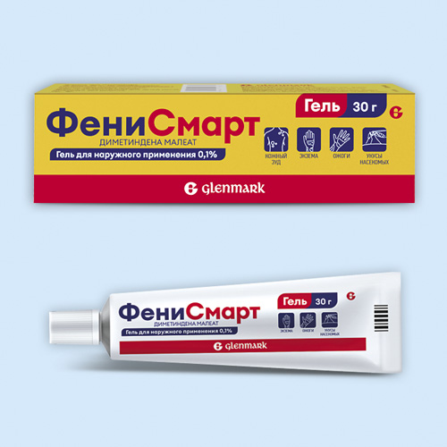 ФЕНИСМАРТ ГЕЛЬ ДЛЯ НАРУЖНОГО ПРИМЕНЕНИЯ 0,1% 30 Г №1