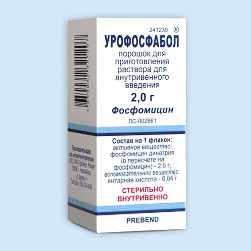 УРОФОСФАБОЛ ПОРОШОК ДЛЯ ПРИГОТОВЛЕНИЯ РАСТВОРА ДЛЯ ВНУТРИВЕННОГО ВВЕДЕНИЯ 4 Г   №1
