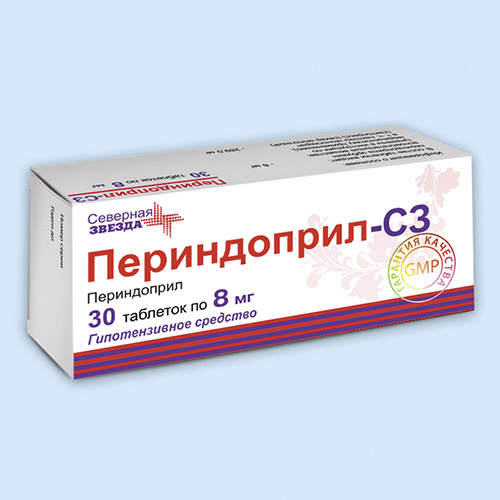 ПЕРИНДОПРИЛ-СЗ ТАБЛЕТКИ 4 МГ   №20